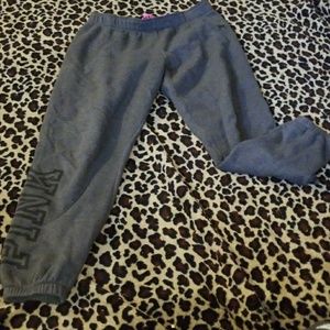Pink sweatpants
